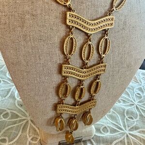 Vintage Stella & Dot Gold Layered Necklace